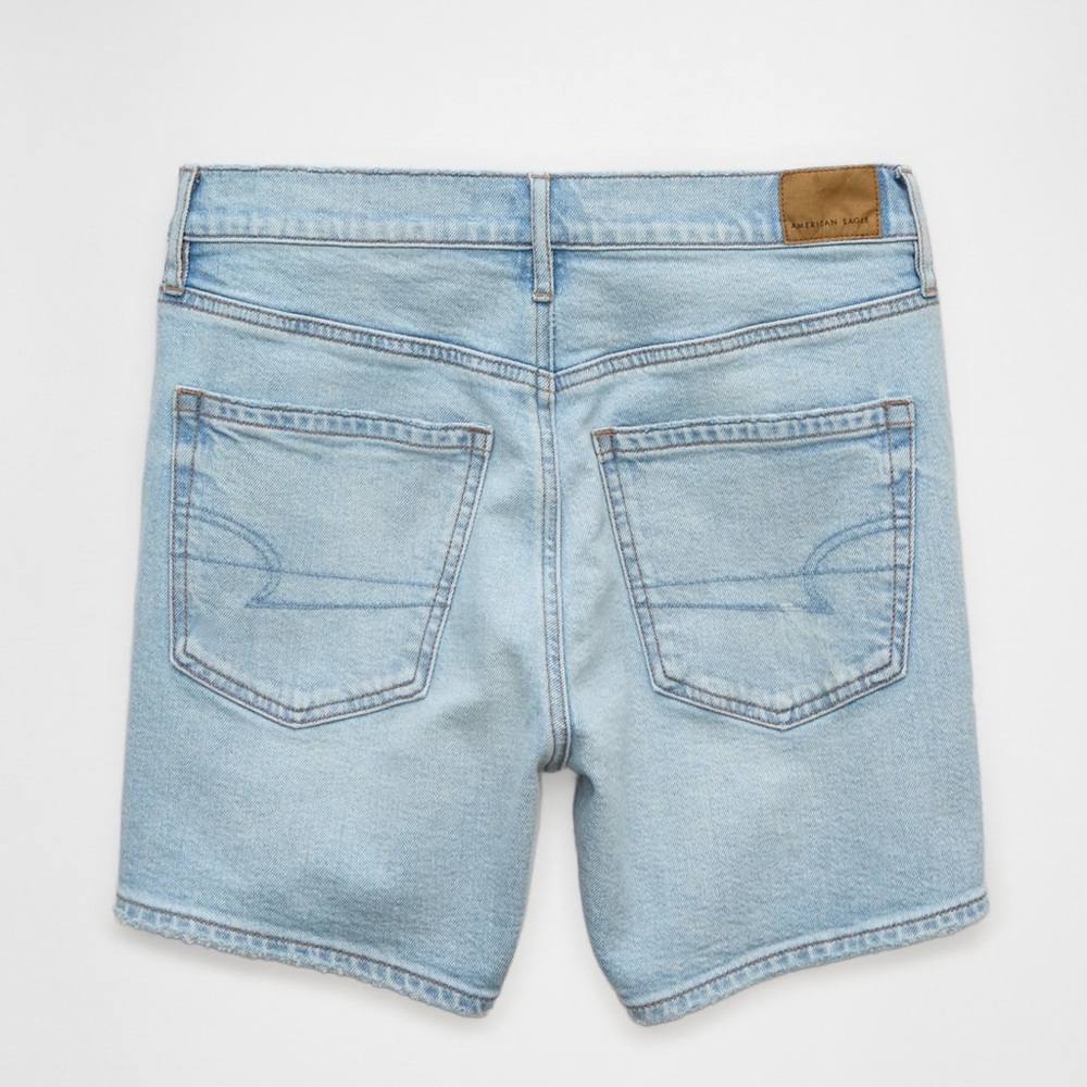 Light Blue Denim Shorts